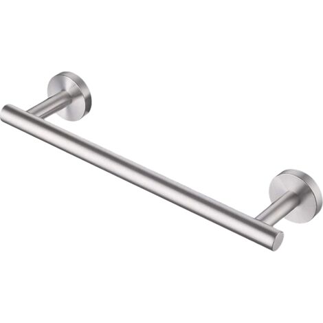 Barre porte-serviettes de salle de bain, porte-serviettes de cuisine, porte-torchons, perçage (1/5)