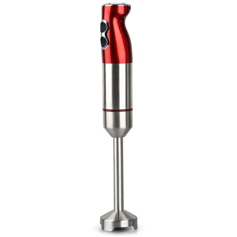 Mixeur plongeant électrique 600W avec pale de mixage en acier inoxydable, adapté aux soupes, purées de fruits, aliments pour bébés, etc., prise standard européenne. (1/5)