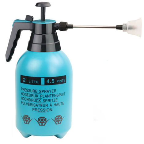 Pulvérisateur à pression en plastique de 2 litres, pulvérisateur à pompe portatif, pulvérisateur de jardin puissant avec buse, adapté à l'irrigation et au nettoyage. (1/5)