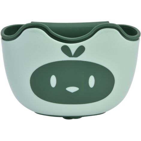 Porte-éponge avec trou de drainage, support de rangement pour éponge d'évier résistant aux rayures, convient aux salles de bains et aux cuisines, écologique. (1/5)