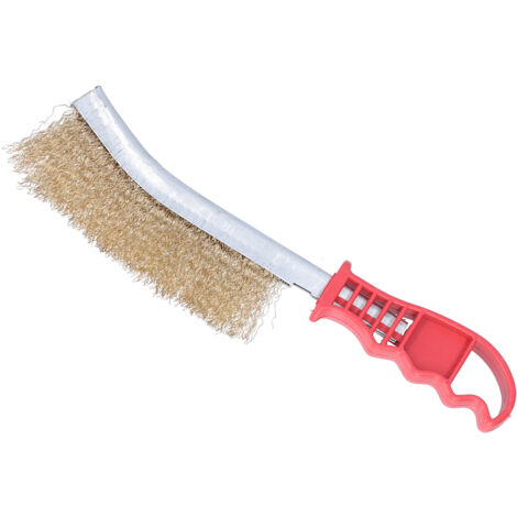 Brosse métallique multifonctionnelle, adaptée au décapage de la peinture, à l'élimination de la rouille et à l'ébavurage. (1/5)