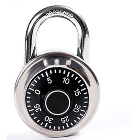 Cadenas à combinaison, cadenas à combinaison à cadran fixe, avec cadenas à combinaison maître rond, cadenas de casier à combinaison personnalisable. (1/5)