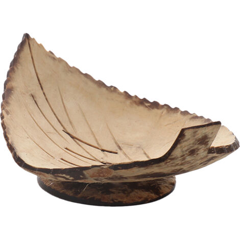 Porte-savon créatif fait main en bois naturel, boîte de rangement pour salle de bain, cuisine, baignoire, porte-gobelet, porte-savon en forme de feuille (1/5)