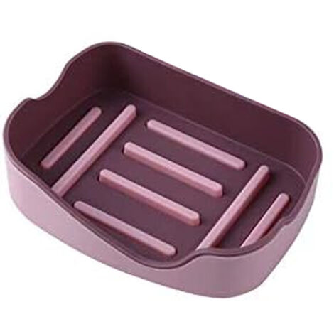 Porte-savon mural en plastique / plateau de rangement / accessoire de salle de bain (1/5)