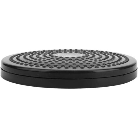 Disque de torsion - 1 pièce - Plastique ABS - Massage et fitness - Usage domestique - Noir - 25 cm (Disque de torsion granuleux noir pour la taille) (1/5)
