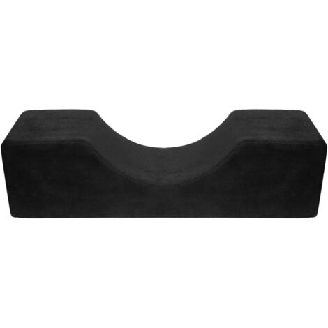Coussin pour extensions de cils en forme de U - Emballage individuel - Fabriqué en éponge et en flanelle - Support ergonomique pour la nuque - Convient aux salons de beauté et à un usage domestique (f (1/5)
