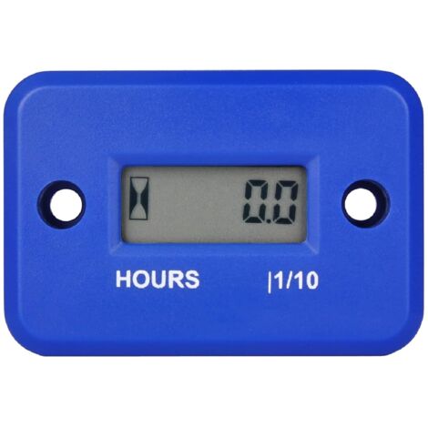 Minuteur inductif - 1 pièce - Matériau ABS étanche IP68 - Suivi moteur essence - Convient aux tondeuses à gazon, motos, tracteurs - Bleu (Minuteur bleu) (1/5)