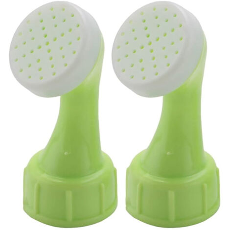 Embout d'arrosage pour bouchon de bouteille, buse en PVC, accessoire d'irrigation pour plantes, compatible avec les bouteilles en plastique (vert et blanc) (2 pièces) (1/5)