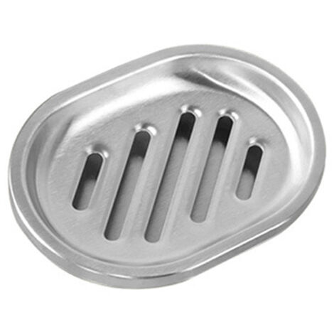 Porte-savon en acier inoxydable 304, porte-savon de salle de bain à double couche avec système d'égouttage, porte-savon pour huiles essentielles (1/5)