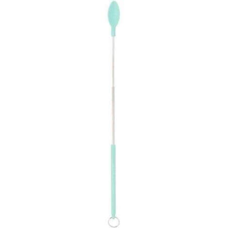 Ensemble de spatules en silicone, mini spatule pour pots, petite spatule en silicone, spatule cosmétique, mini spatule, mélangeur de lotion, pour racler la dernière goutte des bouteilles de produits a (1/5)