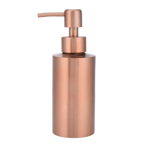 Distributeur de savon liquide/flacon de lotion à pression manuelle en acier inoxydable pour comptoir de cuisine et de salle de bain, 250 ml (1/5)