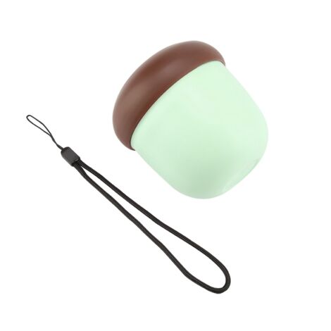 Adorable gourde portable en forme de pomme de pin avec infuseur à thé, idéale pour les étudiants et les bureaux. (1/5)