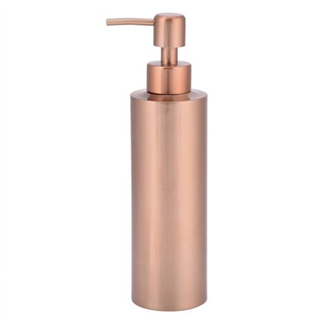 Distributeur de savon liquide/flacon de lotion à pression manuelle en acier inoxydable pour comptoir de cuisine et de salle de bain, 350 ml (1/5)