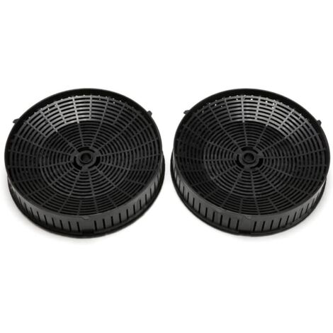 Filtre à charbon - Lot de 2 - Diamètre 172mm - Compatible Elica Whirlpool - Recyclage d'air (1/2)