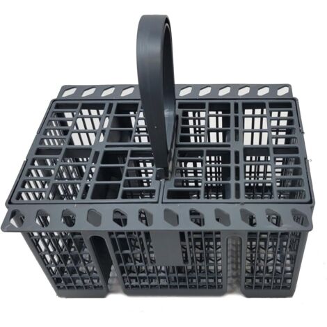 Panier À Couverts Lave-vaisselle - 1 Pièce - Plastique - Poignée Détachable - Pour Hotpoint Ariston - 21x16x22,5cm (1/5)