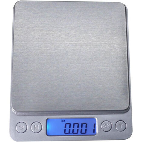 Balance de poche numérique de haute précision pour bijoux et aliments de cuisine, précision de qualité laboratoire, plage de pesée 500 g/0,01 g. (1/5)