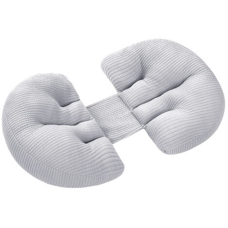 Coussin lombaire de maternité en forme de U - gris - Coussin lombaire de maternité en forme de U - gris (1/5)