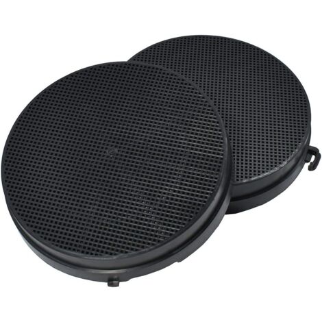 Filtre à charbon actif - Lot de 2 - Diamètre 170mm - Pour hotte recyclage - Compatible Falmec Type 6