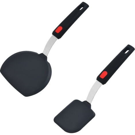 Spatule en silicone - Spatule en silicone résistante à la chaleur, résistance à la température maximale de 315 °C (600 °F) - Ensemble de spatules - Sans BPA (1/5)