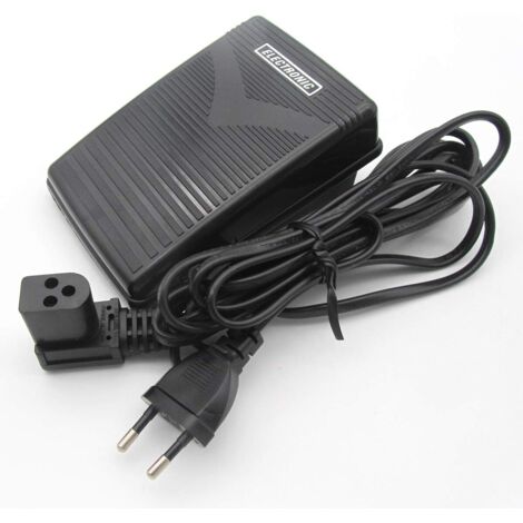 Pédale de Commande 220V - 1 Pièce - Avec Cordon - Pour Machine à Coudre Singer Brother - Remplacement Pièce 979314-031 (1/4)