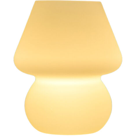 Lampe champignon, lampe de table en verre de Murano en forme de champignon de style rétro, idéale pour la décoration intérieure des chambres, salons, bureaux et autres espaces.
