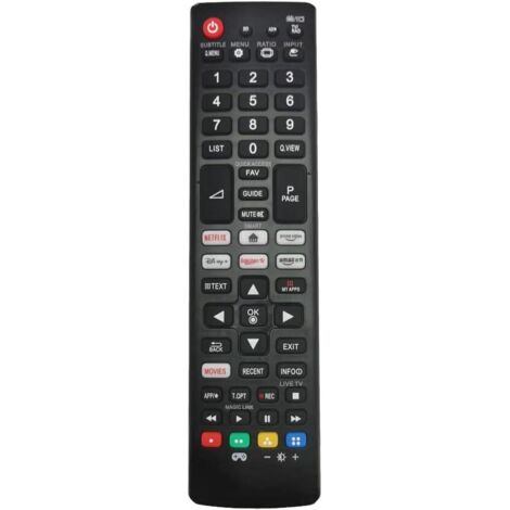 Télécommande - 1 Unité - ABS - Compatible LG Smart TV LED LCD - Noir - 17x4,5x2,2 cm (1/4)