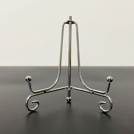 Ensemble de présentoirs à assiettes - plaqué argent - 6 pièces - Ensemble de présentoirs à assiettes - plaqué argent - 6 pièces (1/5)