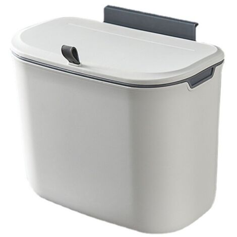 Poubelle de cuisine, bac de rangement mural pratique pour porte de placard, poubelle de tri des déchets de cuisine suspendue au style minimaliste (1/5)