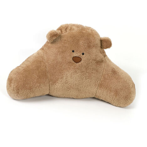 Coussin de voiture en forme d'ourson, doux et confortable grâce à sa matière pelucheuse, idéal pour soulager le stress. Un accessoire d'intérieur spécialement conçu pour les conducteurs. (1/5)
