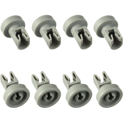 Roues de Panier Lave-vaisselle - Lot de 8 - Plastique ABS - Diamètre 25mm - Remplacement Universel (1/5)