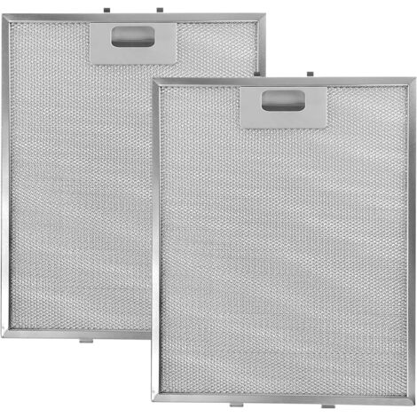 Filtre Hotte Métal - 1 Pièce - Aluminium - Filtration Graisse - Universel Cuisine - 318x258 mm