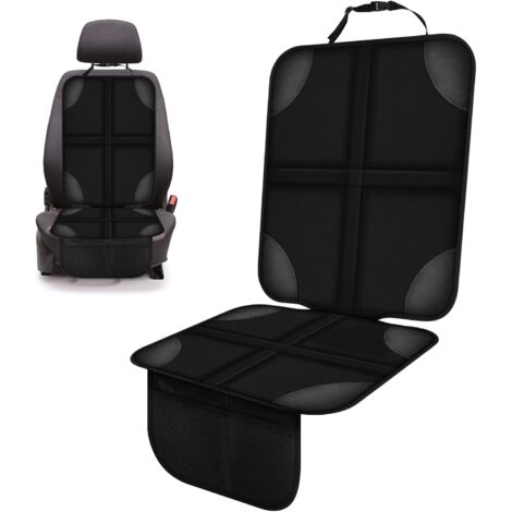 Protège Siège Auto Isofix - 1 Pièce - Tissu Oxford 600D - Imperméable Et Antidérapant - Pour Famille Et Animal - Noir