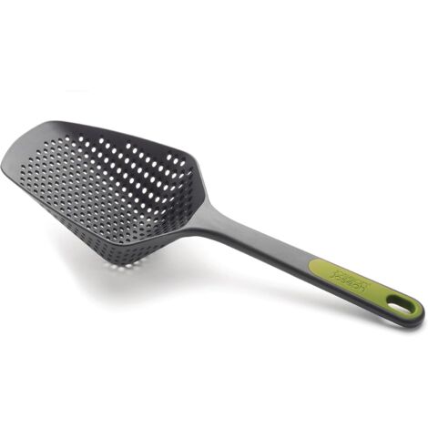 Passoire Cuillère - 1 Pièce - Silicone Et Nylon - Résistant Chaleur 200°C - Pour Légumes Et Pâtes - Vert (1/5)