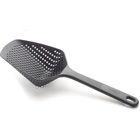 Passoire Cuillère - 1 Unité - Nylon Renforcé - Égoutter Et Servir - Cuisson Quotidienne - Noir (1/5)