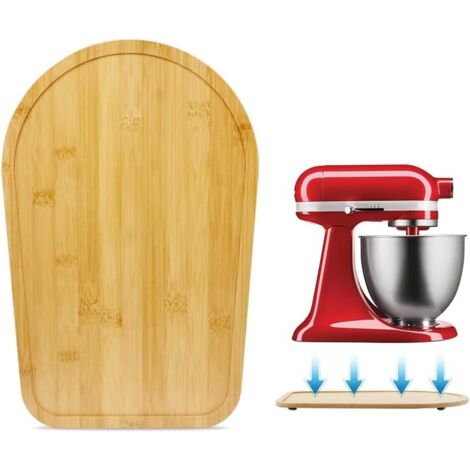 Planche Coulissante Bambou Pour Robot Kitchenaid Artisan 4,5-5 Qt - Support De Déplacement