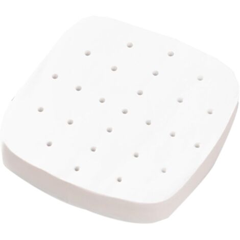 Papier Sulfurisé - 100 Pièces - Carré Perforé 15cm - Anti-adhésif - Pour Friteuse À Air Et Four (1/5)