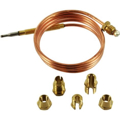 Thermocouple Gaz - 1 Pièce - 600 mm - Acier Inoxydable - Sécurité Universelle - Pour Cuisinière (1/3)