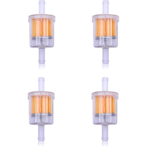 Lot de 4 Filtres à Carburant - Compatible Moteurs Tondeuse et Tracteur - Dimensions 74x28mm (1/5)