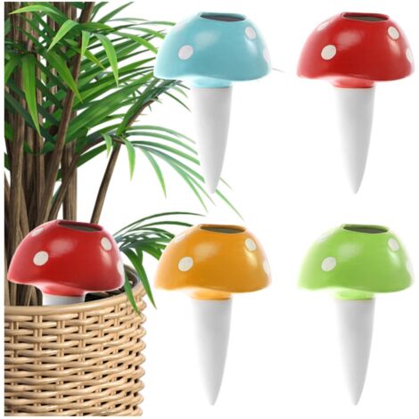 Cône Arrosage - 4 Pièces - Céramique - Distributeur Eau Automatique - Plantes Intérieur - 15cm (1/5)