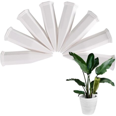 Lot de 8 Piques Arrosage - Terre Cuite - Auto-irrigation - Pour Bouteilles Vin - Jardin Intérieur Extérieur - 17,4x4,8cm (1/5)