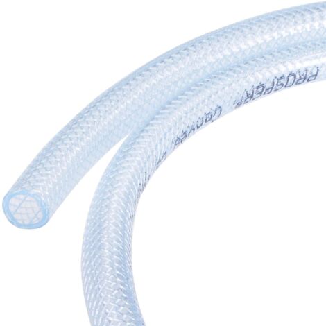 Tuyau PVC Tressé - 1 Mètre - Transparent - Diamètre 10mm/14mm - Haute Pression 0,5 MPa - Irrigation Jardin