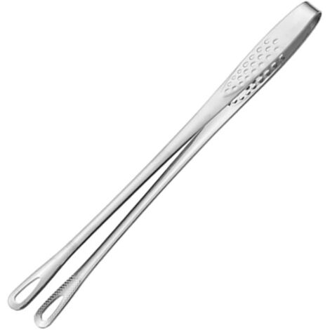 Pince Barbecue - 1 Pièce - Acier Inoxydable - Design Antidérapant - Cuisine Et Grillades - 24 Cm (1/5)