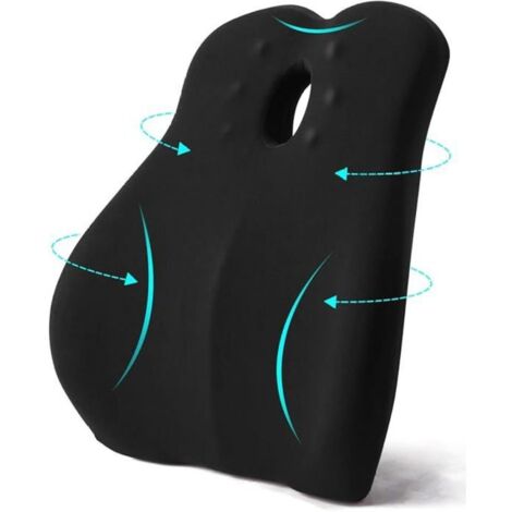 Coussin lombaire ergonomique en mousse à mémoire pour chaise de bureau et canapé (1/5)