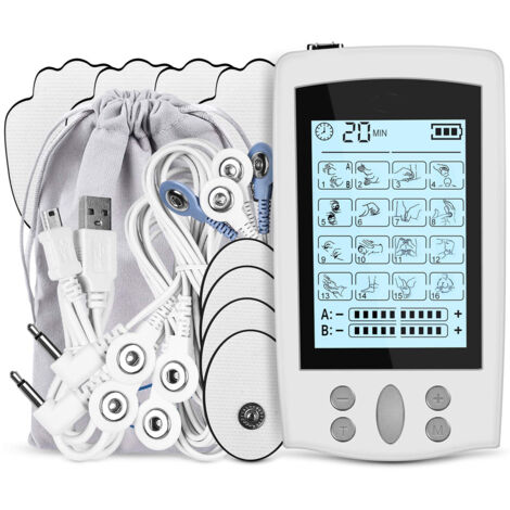 APPAREIL DELECTROSTIMULATION Électrostimulateur TENS Anti-Douleur et électrostimulation Musculaire EMS - 16 programmes de Massage (1/5)