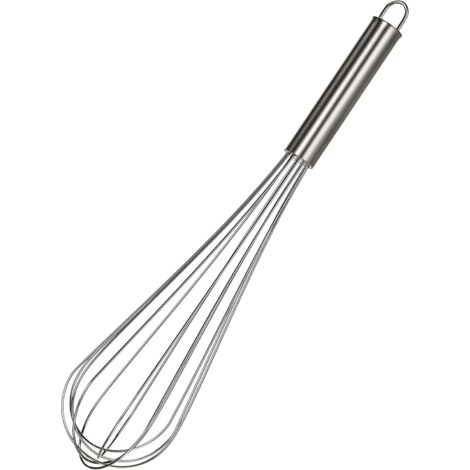 Fouet De Cuisine - 1 Pièce - Acier Inoxydable - Mélange Et Aération - Pâtisserie Et Cuisine - 32,5 Cm (1/5)