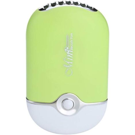 Ventilateur USB - 1 Unité - Vert - Séchage Colle Cils - Portable - 12x7x3cm (1/5)