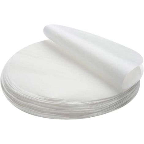Papier Cuisson Rond - 100 Pièces - Antiadhésif - Résistant Chaleur 260°C - Pour Poêle Barbecue Hamburger - 28 Cm (1/5)