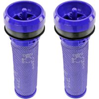 Filtre Aspirateur - Lot de 2 - Synthétique Lavable - Pour Dyson DC37 DC39 DC33 - Filtration Fine