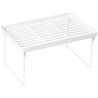 Étagère de bureau pliable et peu encombrante, idéale pour les bureaux à domicile, les dortoirs, les écoles et autres lieux.