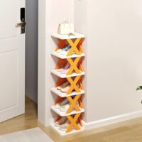 Étagère à chaussures à six niveaux, meuble à chaussures, porte-chaussures, étagère de rangement pour chaussures, étagère de rangement modulaire multifonctionnelle, adaptée au salon, au dressing et au